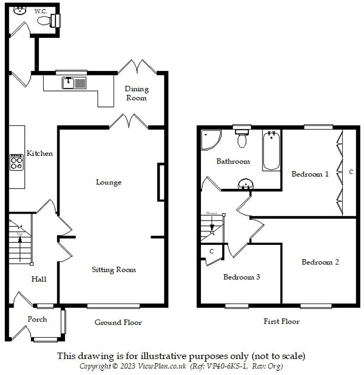 Floorplans For Sir Ivor Place, Dinas Powys, CF64 4RA