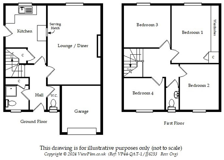 Floorplans For Springfield Road, Maesycwmmer, Hengoed, CF82 7QP