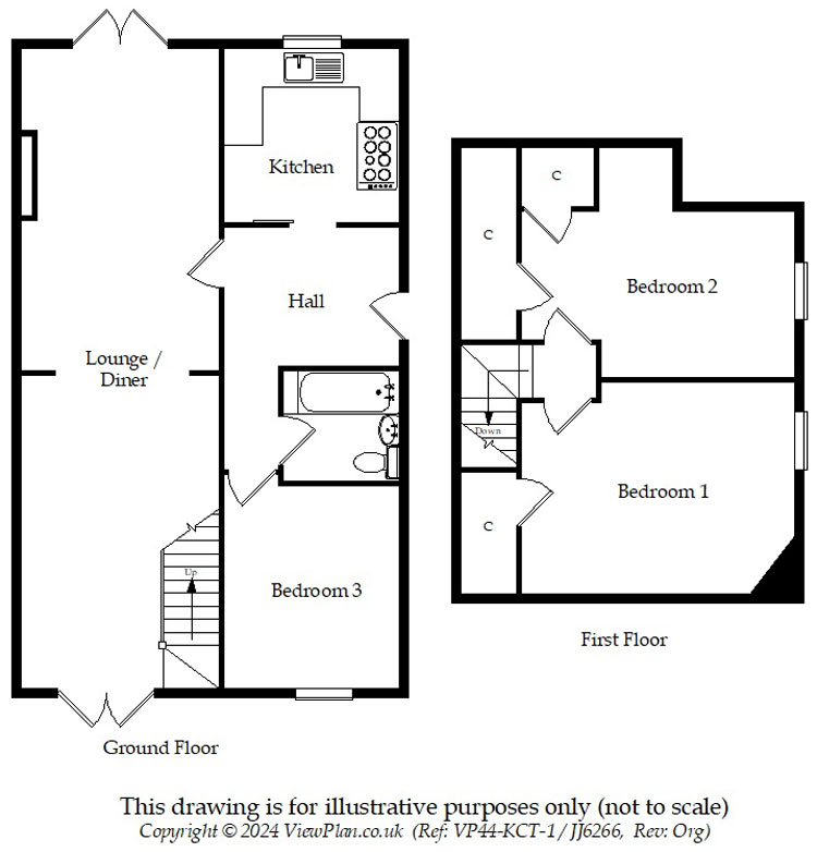Floorplans For Westwood Drive, QUAKERS YARD, Treharris, CF46 5BL