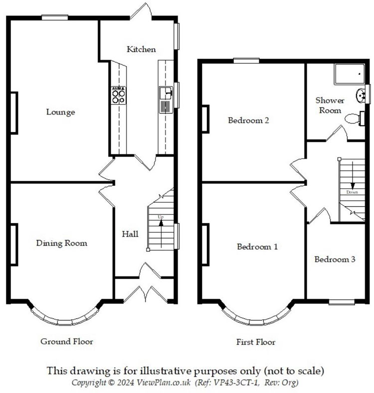 Floorplans For St. Anthony Road, Cardiff, CF14 4DG