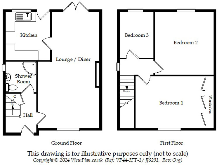 Floorplans For Heathlands, Ystrad Mynach, Hengoed, CF82 7NZ