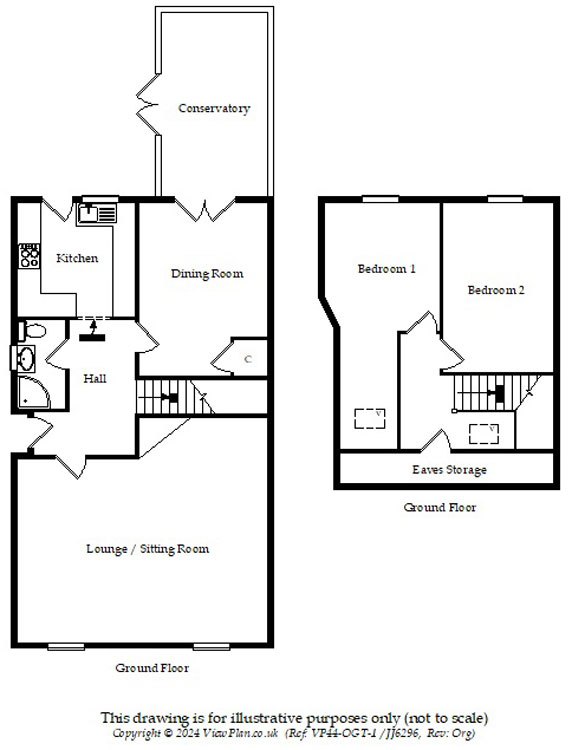 Floorplans For Gelliron, Pen-Pedair-Heol, Hengoed, CF82 8HF