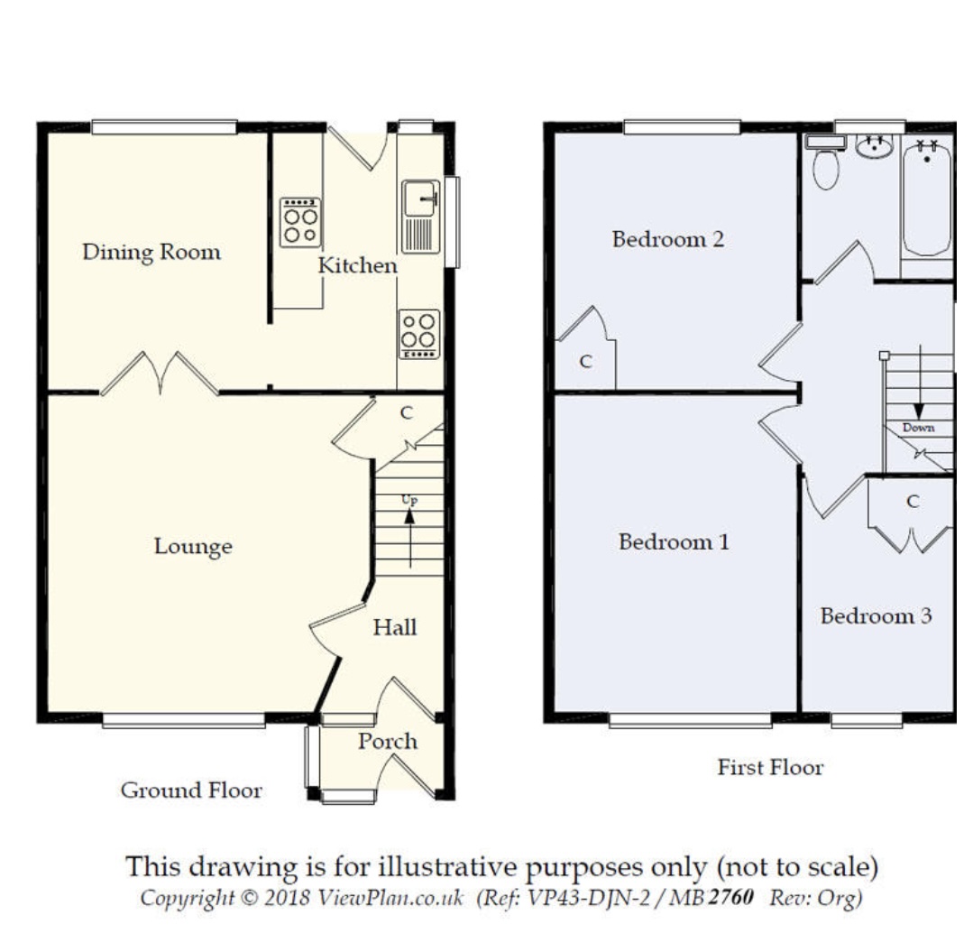 Floorplans For St. Ambrose Close, Dinas Powys, CF64 4TW