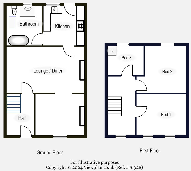 Floorplans For Shingrig Road, Nelson, Treharris, CF46 6EA