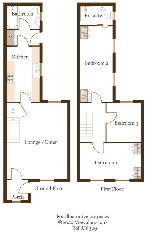 Floorplans For Bedwellty Road, Aberbargoed, Bargoed, CF81 9AX