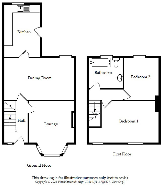 Floorplans For Station Road, Ystrad Mynach, Hengoed, CF82 7AT