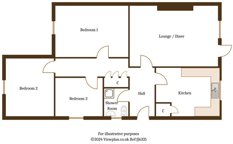 Floorplans For Rolls Avenue, Pen-Pedair-Heol, Hengoed, CF82 8HP
