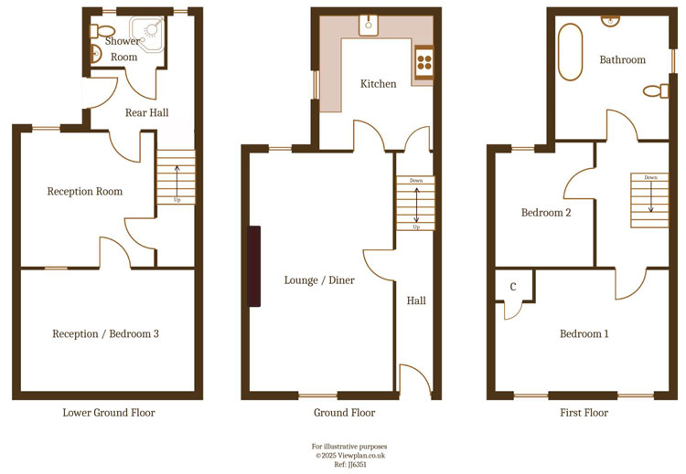 Floorplans For Gilfach Street, Bargoed, CF81 8LQ