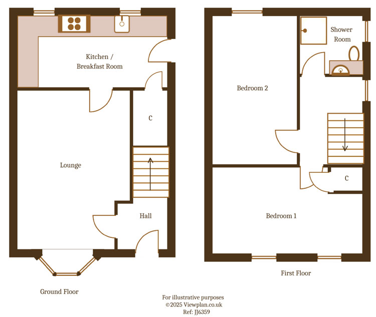 Floorplans For Penybont, Pen-Pedair-Heol, Hengoed, CF82 8HD