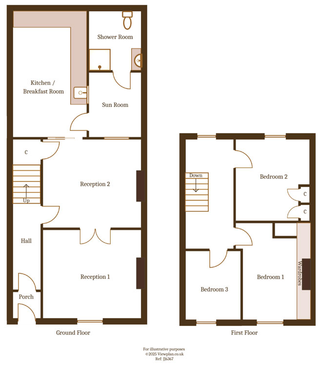 Floorplans For Pleasant View, Treharris, CF46 5LS