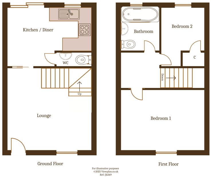 Floorplans For Dragon Way, Penallta, Hengoed, CF82 6GT