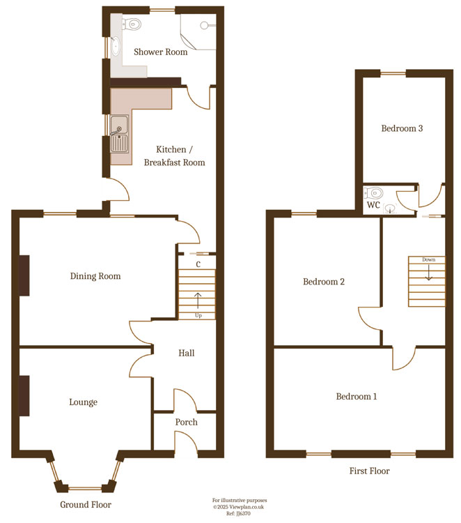 Floorplans For Gilfach Street, Bargoed, CF81 8LS