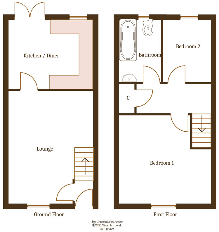 Floorplans For Clos Cae Mawr, Pen-Pedair-Heol, Hengoed, CF82 7TH
