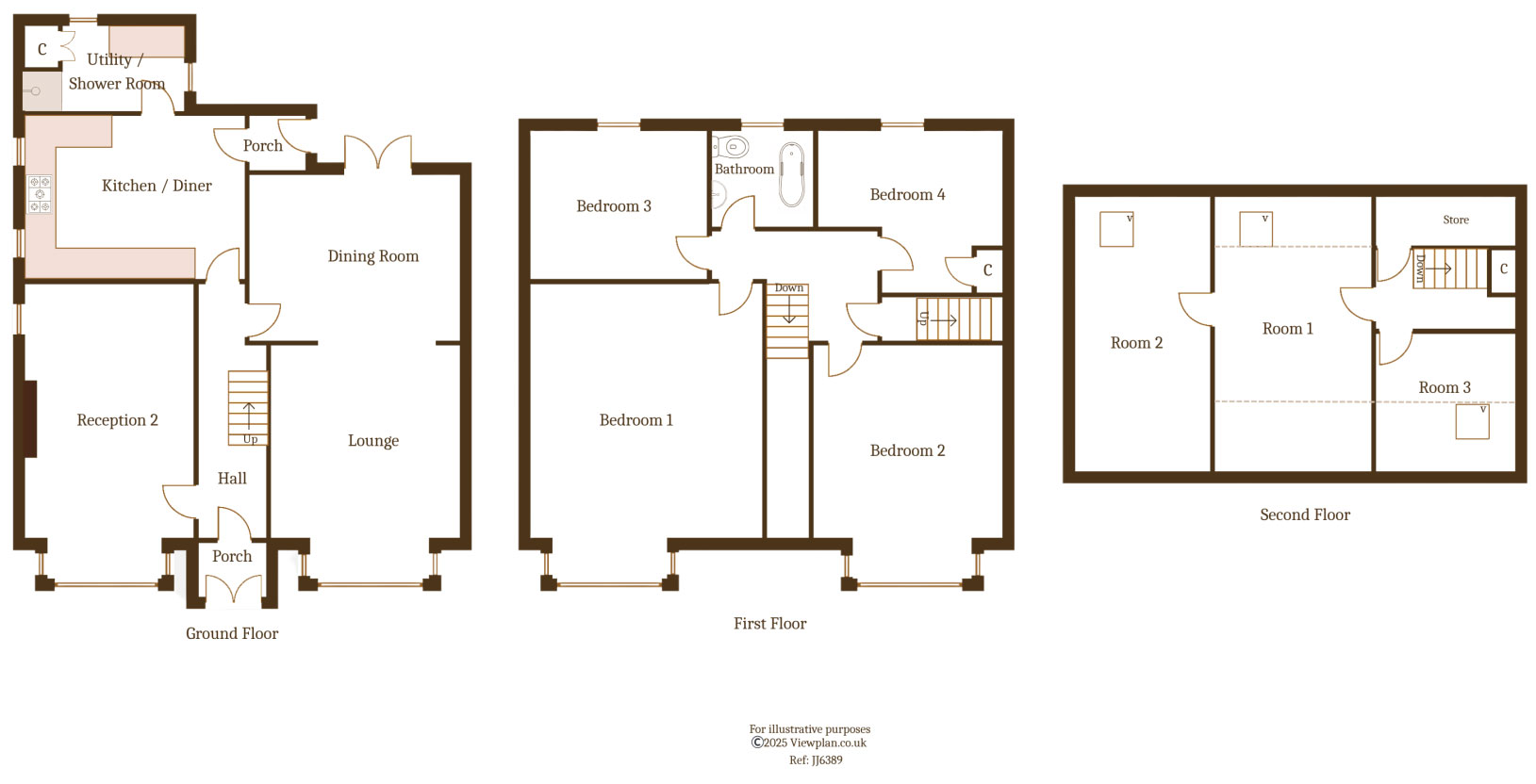 Floorplans For Hillside Park, Bargoed, CF81 8NL