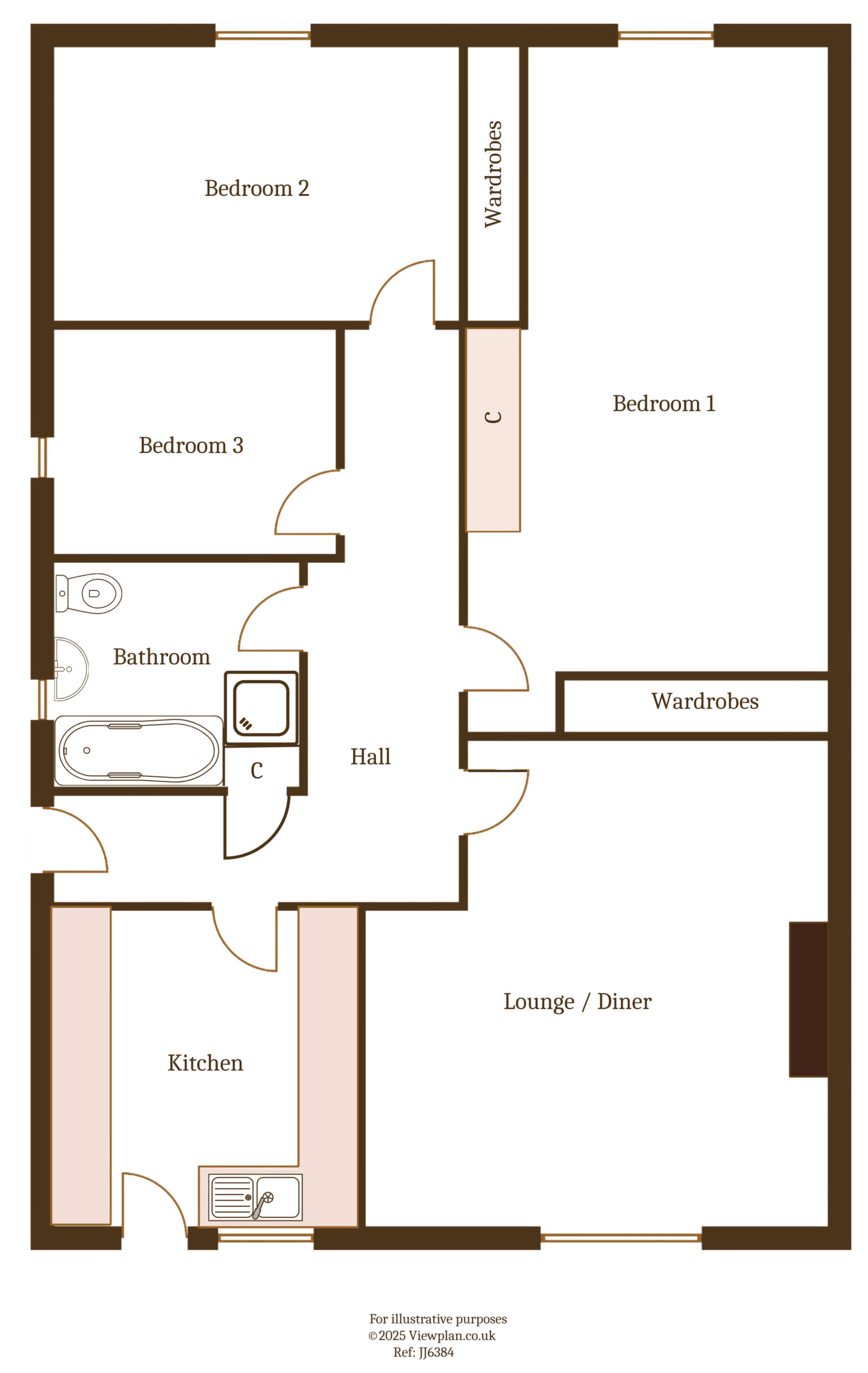 Floorplans For Heol Isaf, Nelson, Treharris, CF46 6NS