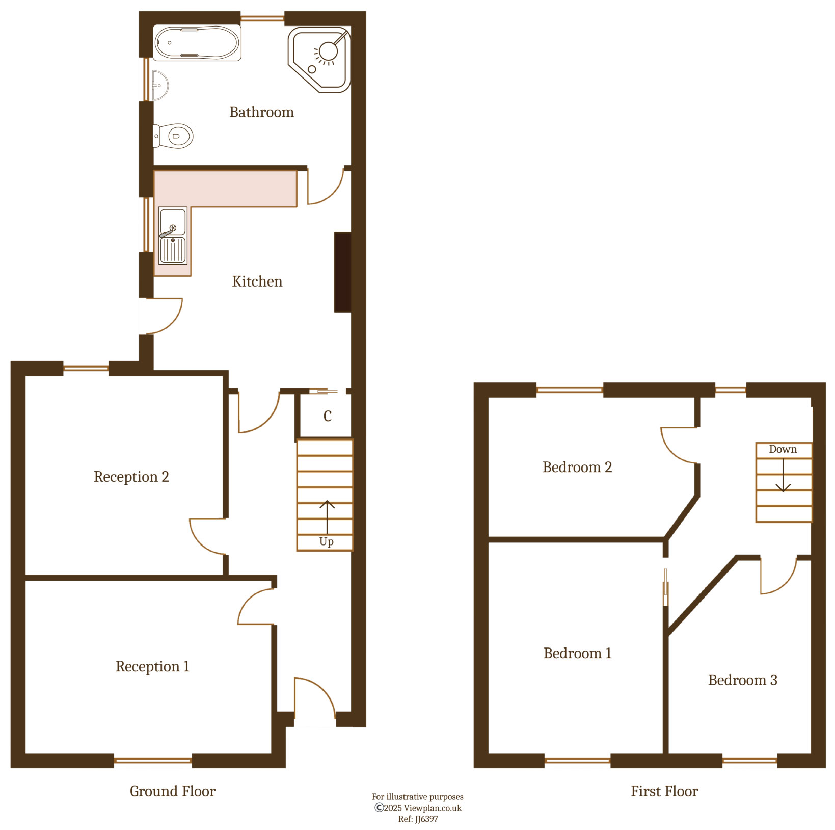 Floorplans For Wingfield Terrace, Treharris, CF46 5DB