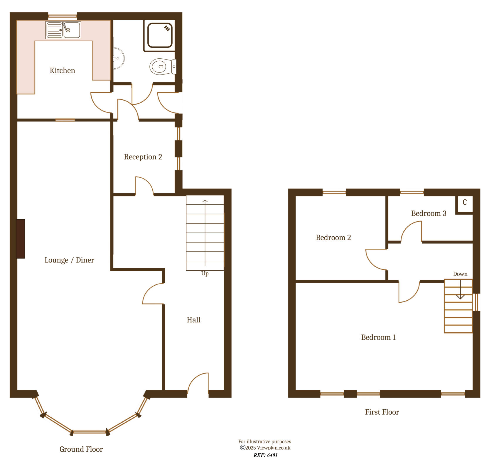 Floorplans For Woodland Place, Bedlinog, Treharris, CF46 6TN