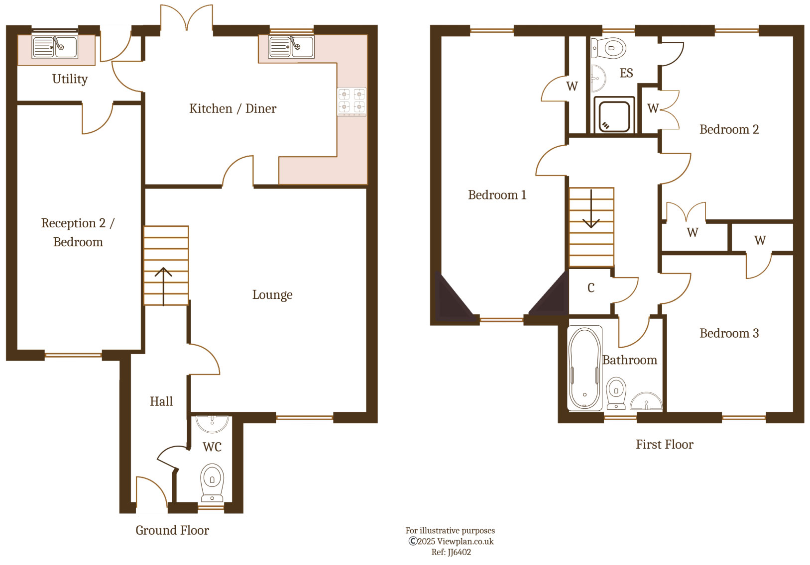 Floorplans For Trem Yr Efail, Ystrad Mynach, Hengoed, CF82 7FL