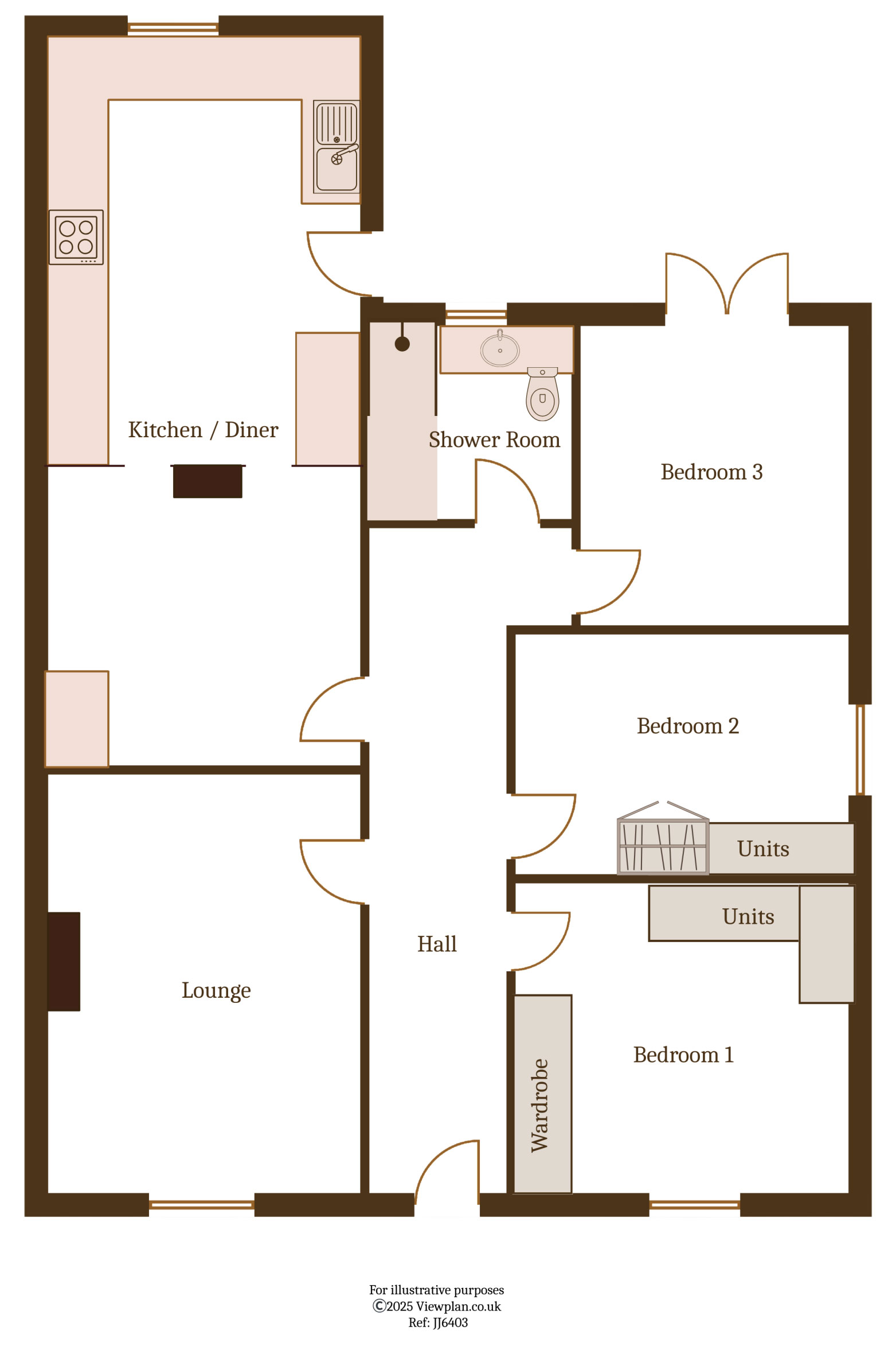 Floorplans For Tawel Fan, Nelson, Treharris, CF46 6EH