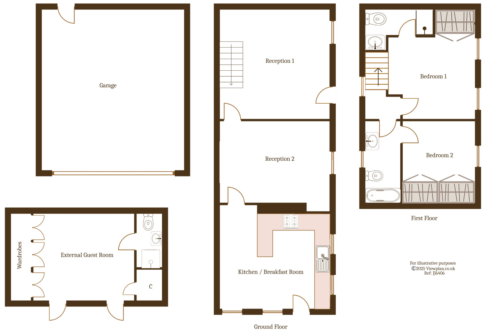Floorplans For Rectory Road, Gelligaer, Hengoed, CF82 8FX