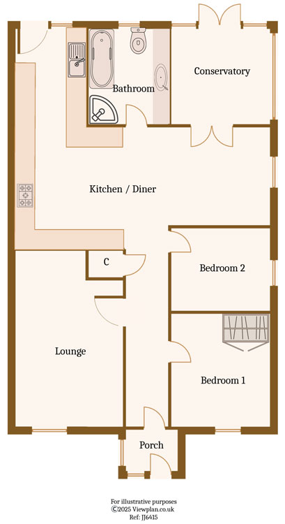 Floorplans For Tawel Fan, Nelson, Treharris, CF46 6EH
