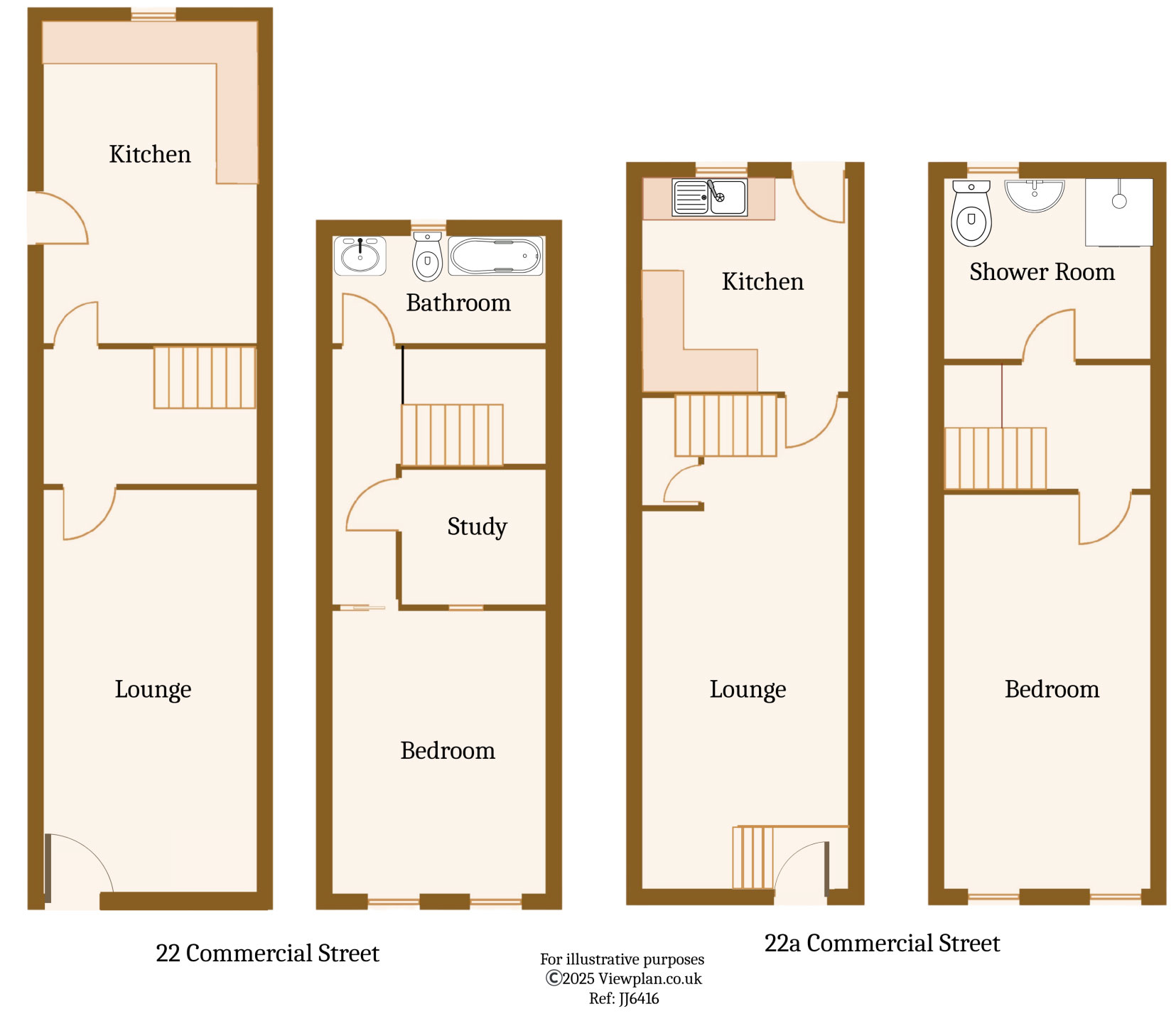 Floorplans For Commercial Street, Gilfach, Bargoed, CF81 8JG