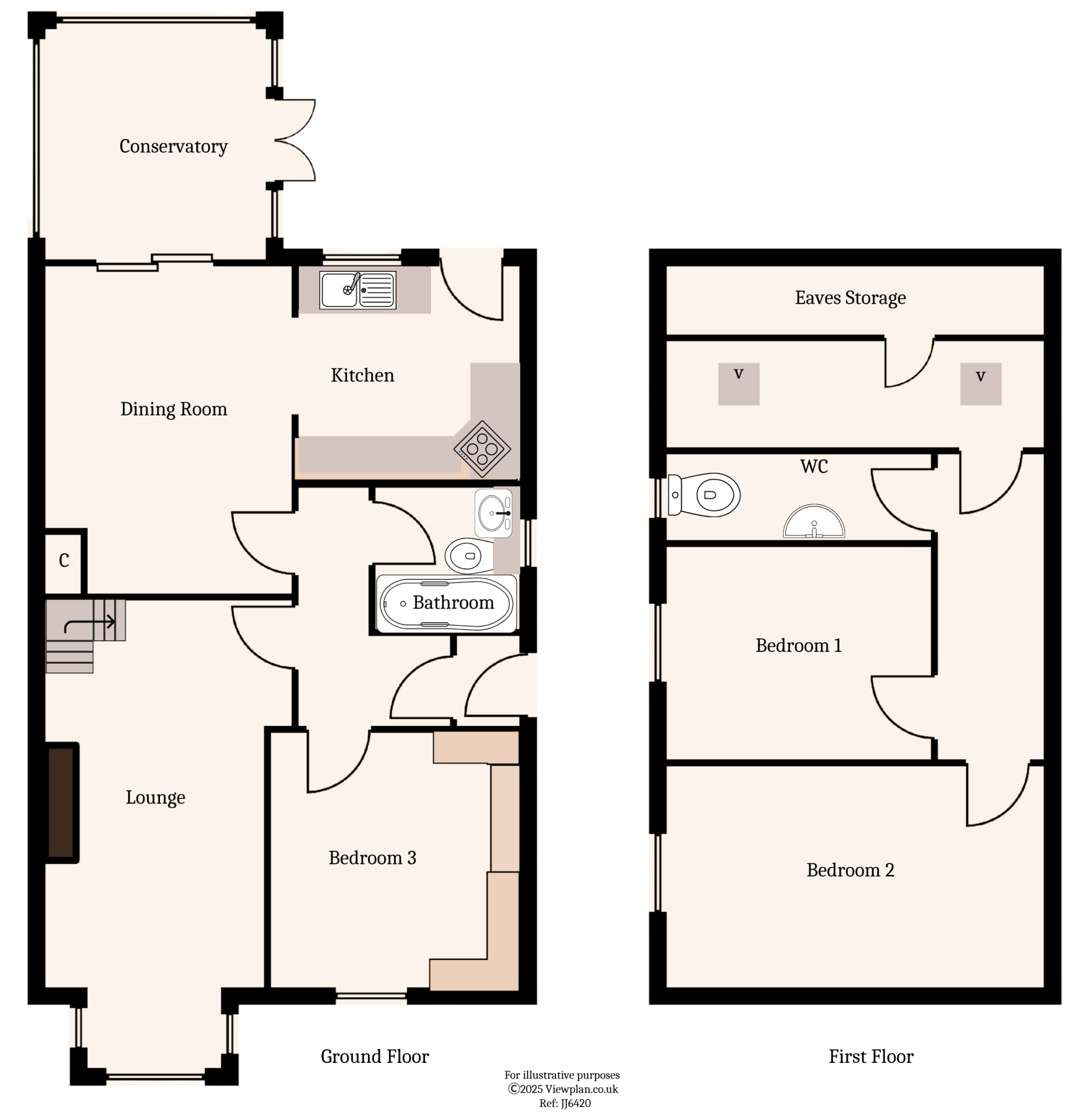 Floorplans For Julians Close, Gelligaer, Hengoed, CF82 8DT