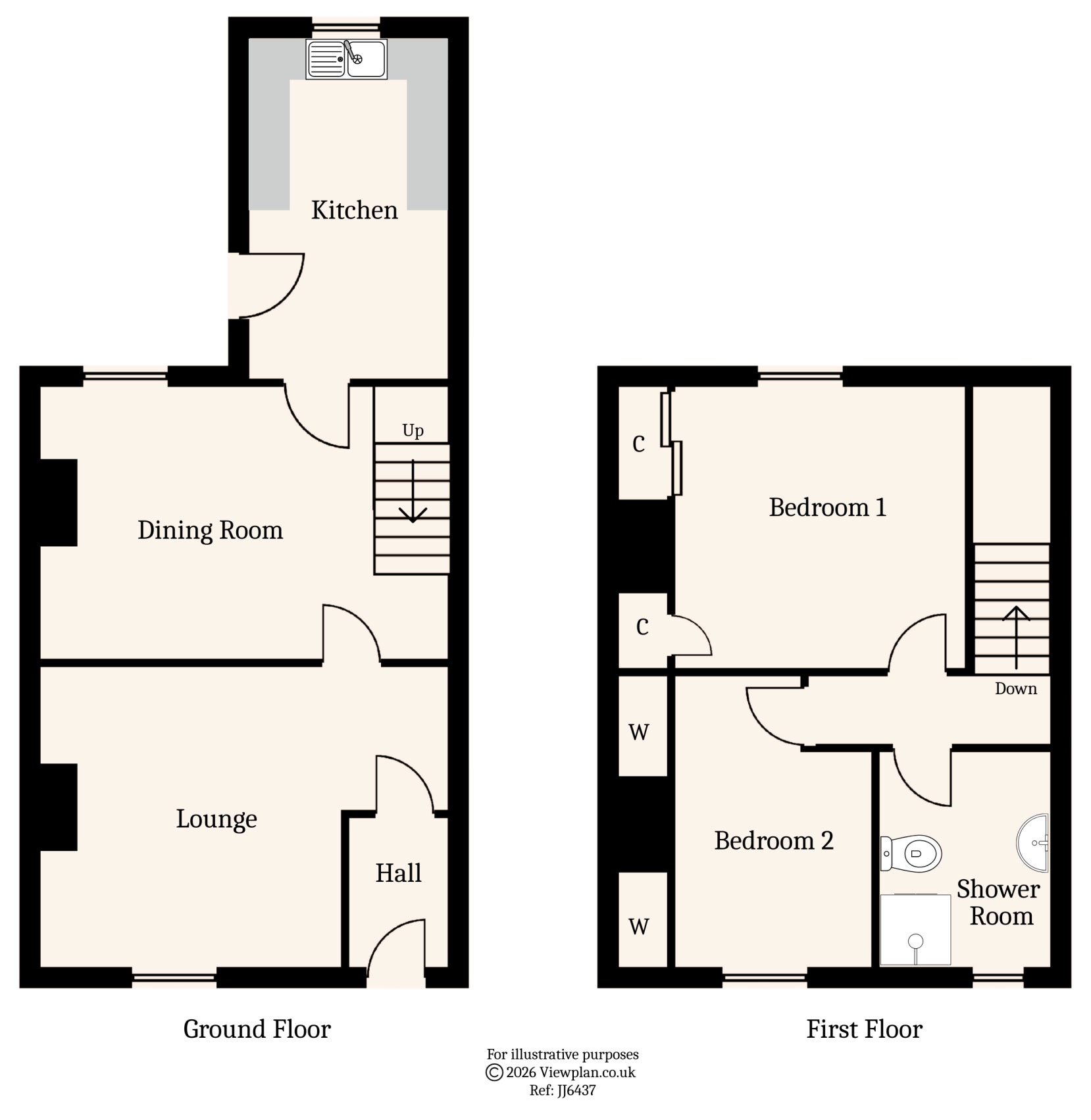 Floorplans For Heol Fawr, Nelson, Treharris, CF46 6NP