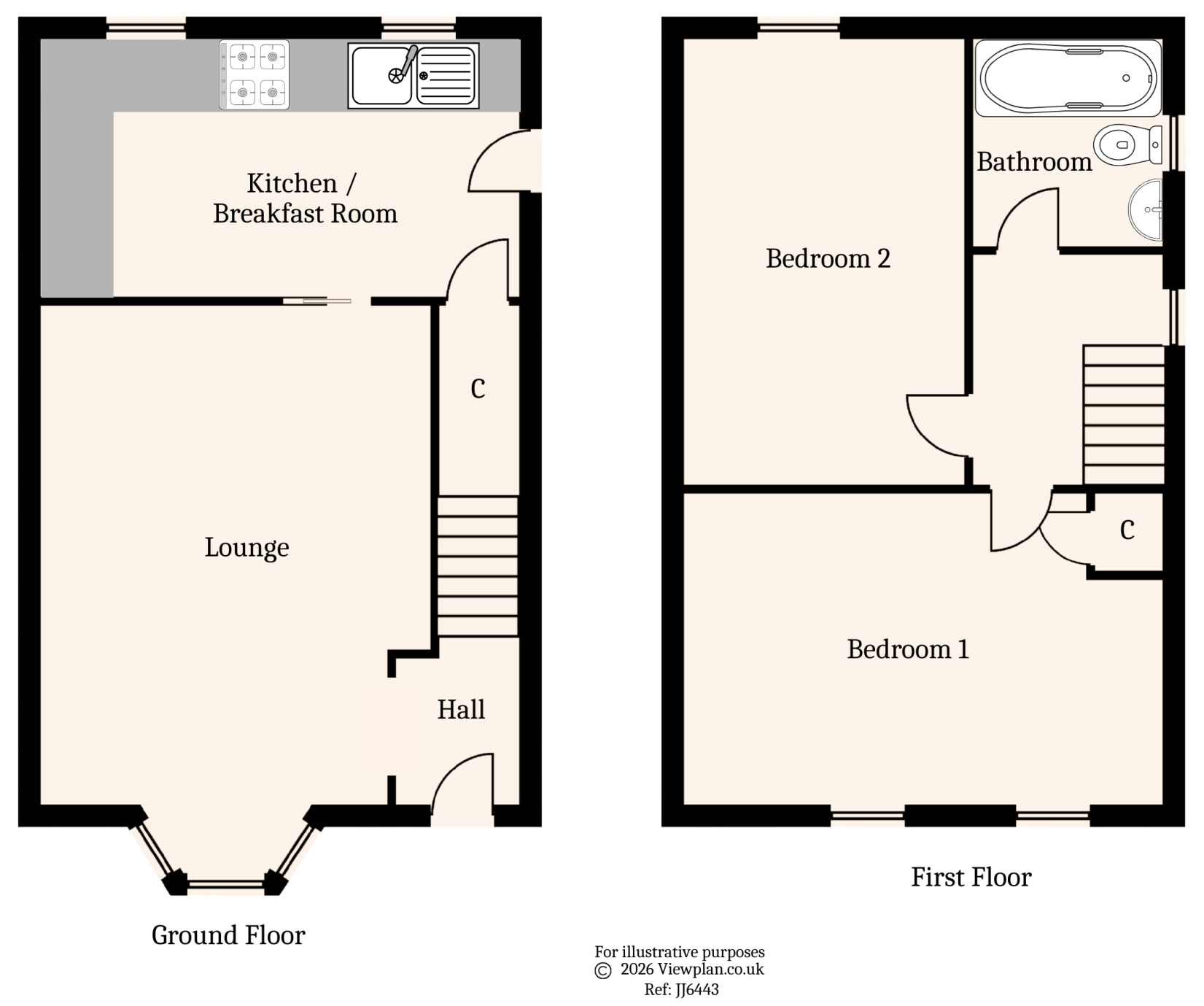 Floorplans For Penybont, Pen-Pedair-Heol, Hengoed, CF82 8HD