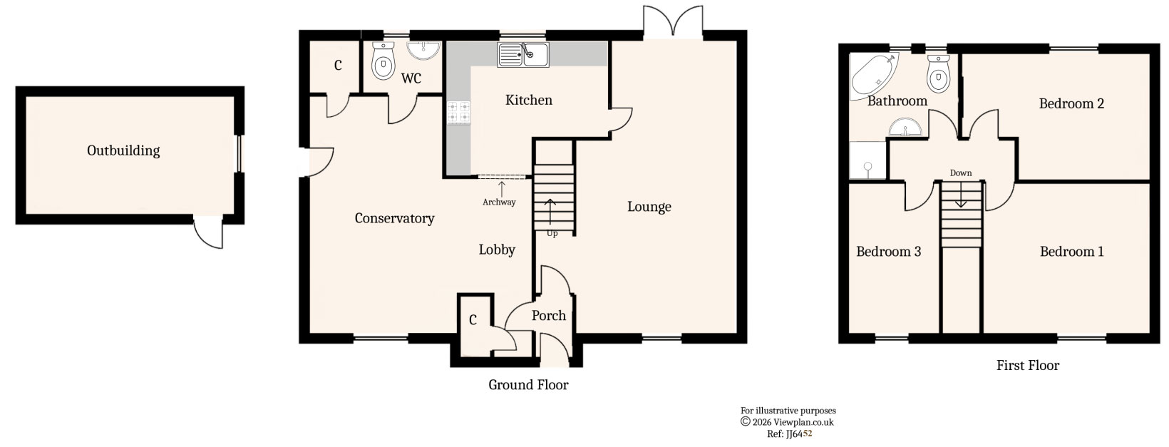 Floorplans For Hengoed Hall Drive, Cefn Hengoed, Hengoed, CF82 7JW
