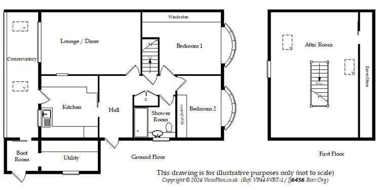 Floorplans For Heol Uchaf, Nelson, Treharris, CF46 6NT