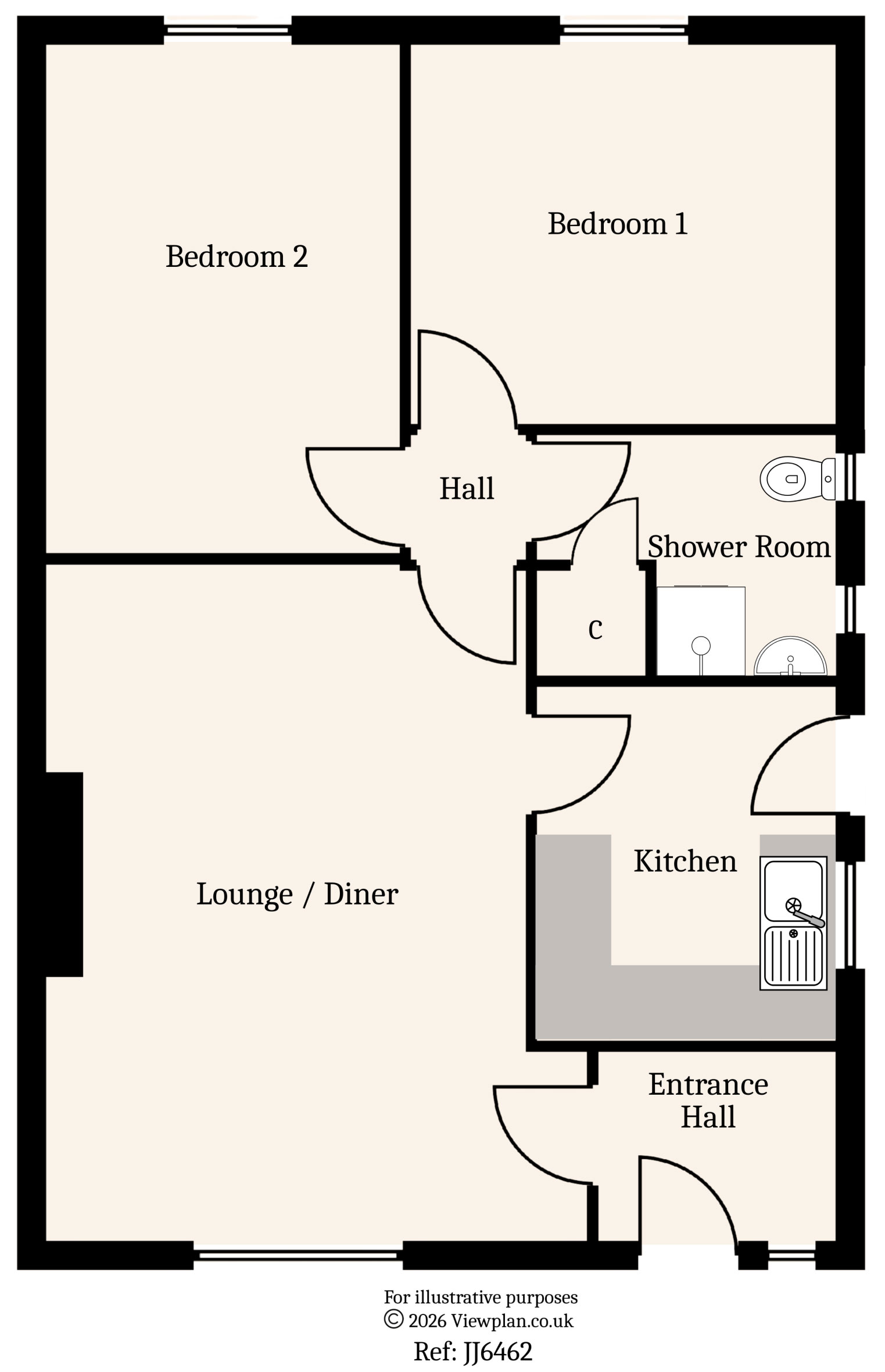 Floorplans For Hawthorn Road, Nelson, Treharris, CF46 6PB