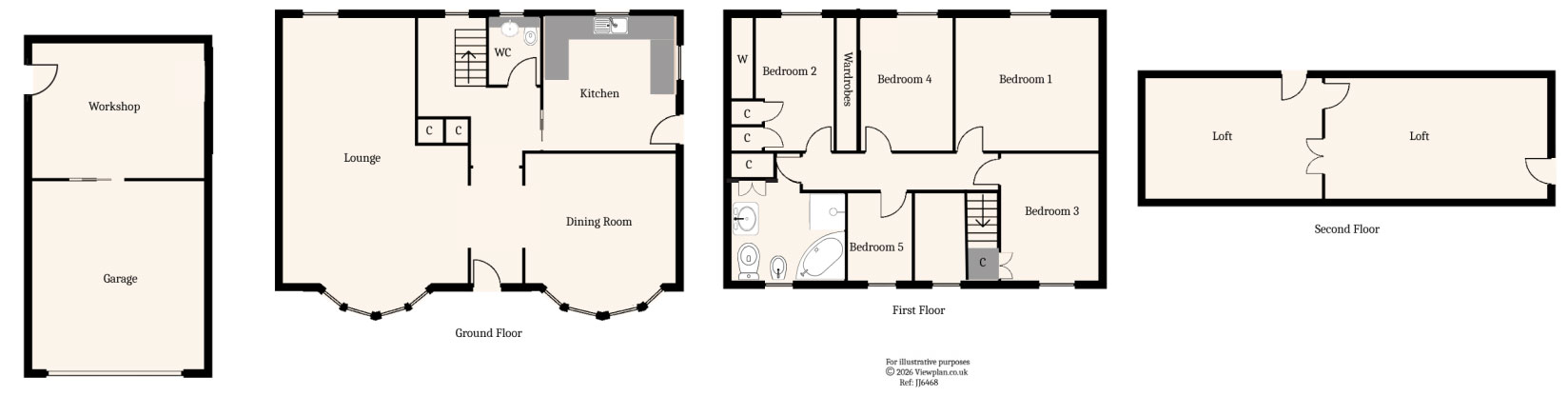 Floorplans For Twyn Shon Ifan, Maesycwmmer, Hengoed, CF82 7SP