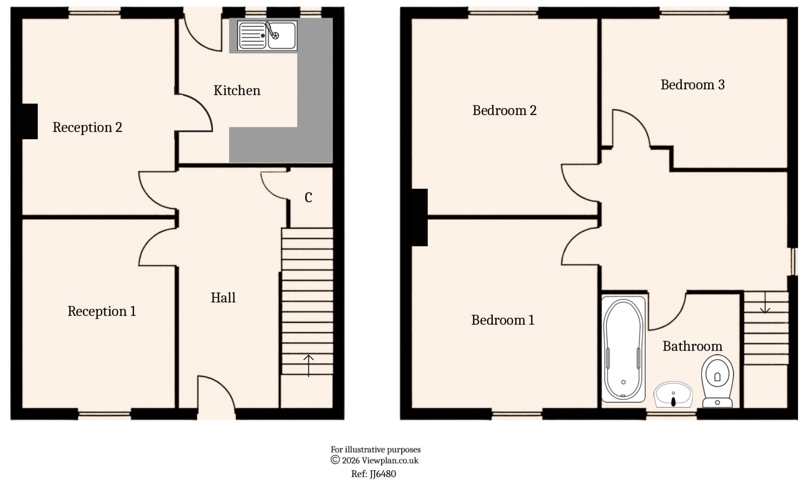 Floorplans For Bryncelyn, Nelson, Treharris, CF46 6HN