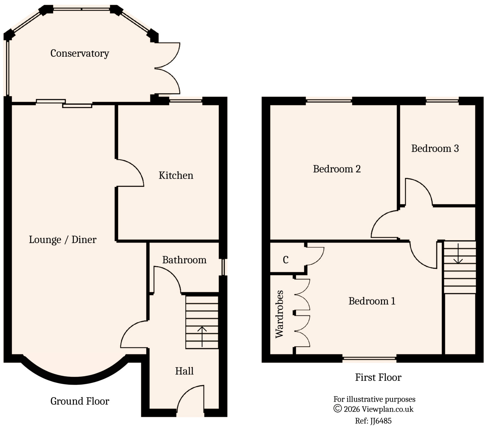 Floorplans For Heathlands, Ystrad Mynach, Hengoed, CF82 7NZ