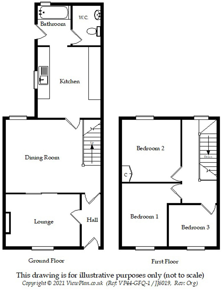 Floorplans For James Terrace, Hengoed, CF82 7NL