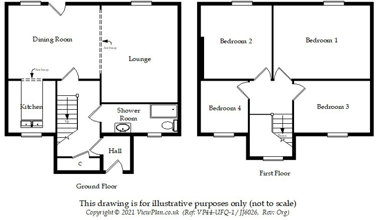 Floorplans For Brynhyfryd Terrace, Hengoed, CF82 8DB