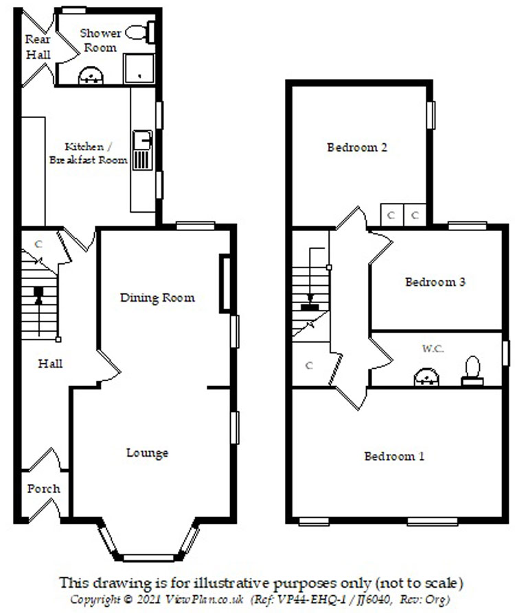 Floorplans For Lewis Street, Ystrad Mynach, Hengoed, CF82 7AQ