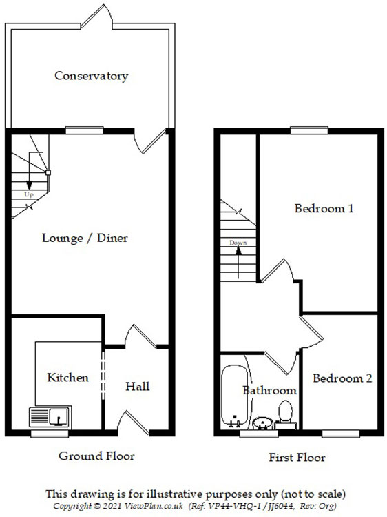 Floorplans For Craig Ysguthan, Llanbradach, Caerphilly, CF83 3PY