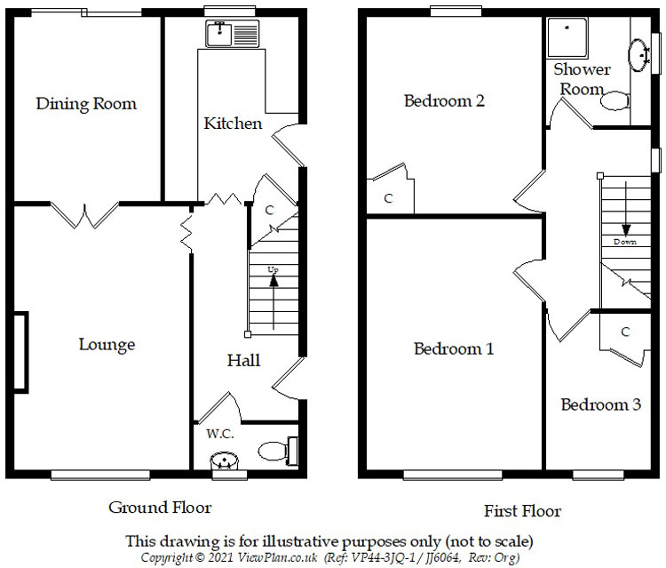 Floorplans For Paxton Close, Pen-Pedair-Heol, Hengoed, CF82 8HL