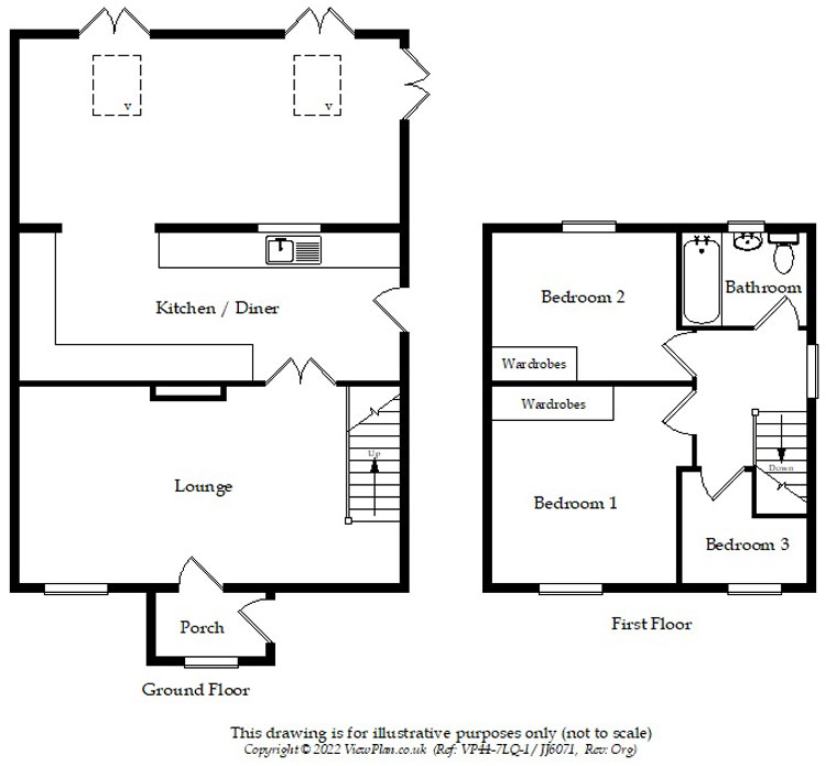 Floorplans For Heolddu Grove, Bargoed, CF81 8UX