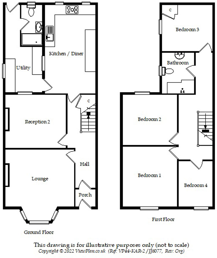 Floorplans For High Street, Nelson, Treharris, CF46 6HB
