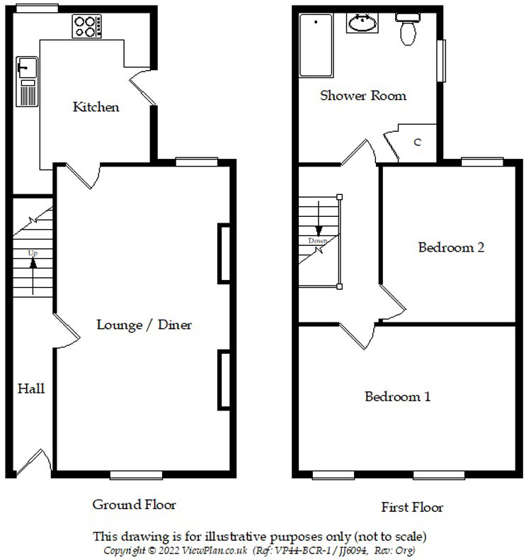 Floorplans For West Avenue, Maesycwmmer, Hengoed, CF82 7QN