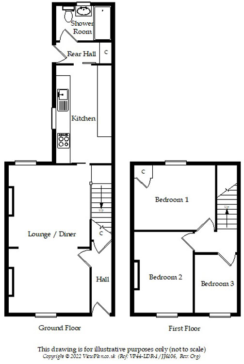 Floorplans For De Winton Terrace, Llanbradach, Caerphilly, CF83 3JX