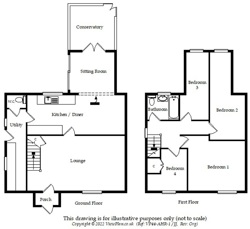 Floorplans For Bryncelyn, Nelson, CF46 6HN