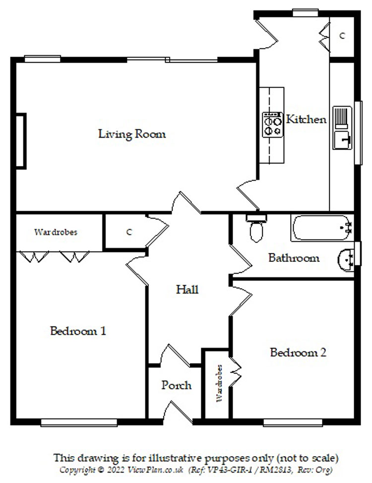 Floorplans For Chamberlain Row, Dinas Powys, CF64 4PJ