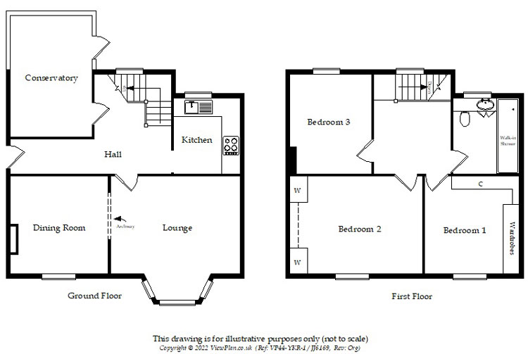 Floorplans For Maesycoed Terrace, Tredomen, Ystrad Mynach, Hengoed, CF82 7BU