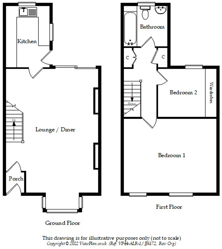 Floorplans For Pengam Road, Ystrad Mynach, Hengoed, CF82 8AA