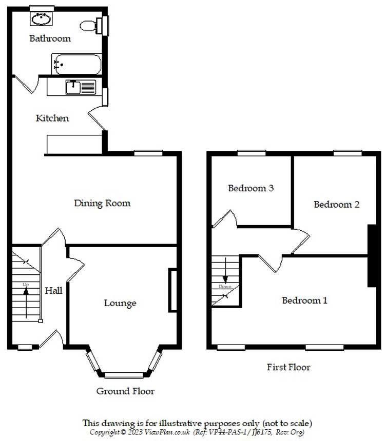 Floorplans For Station Road, Ystrad Mynach, Hengoed, CF82 7AT