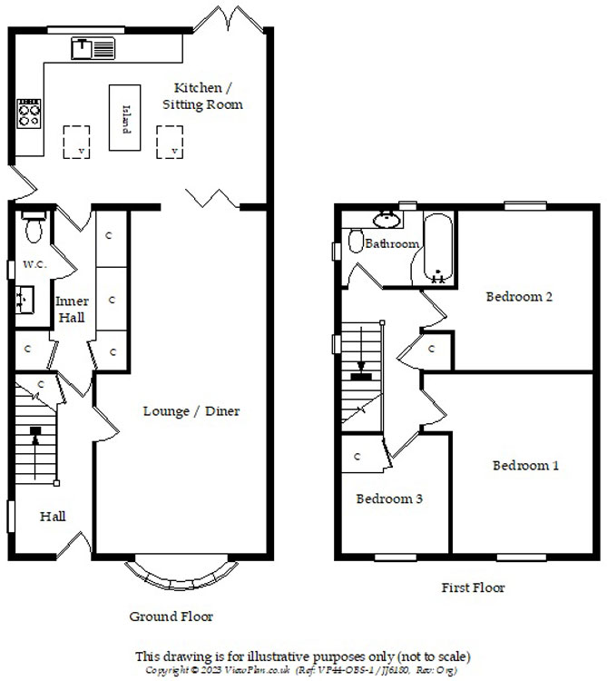 Floorplans For Springfield Road, Maesycwmmer, Hengoed, CF82 7QP